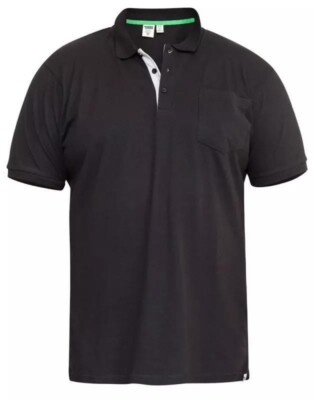 D555 Herren Übergröße Voll Gekämmte Pique Polohemd Groß 2XL Zu 10XL,8 Farben