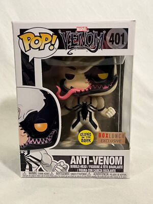 Funko POP! Marvel Anti-Venom #401 GITD Box Lunch Exclusive Open
