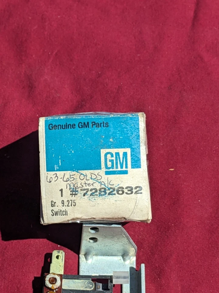 Nuevo de Lote Antiguo GM 1964-1969 Oldsmobile Toronado Starfire Jetstar 88 98 Interruptor Maestro de Aire Acondicionado Foto 2 de 4