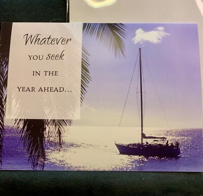 Birthday Card Calming Beach Scene Whatever You Seek You ll Find