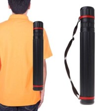 Document storage art tubes plastic waterproof telescoping adjustable storage box