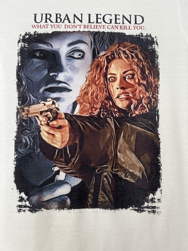 Urban Legend Movie T Shirt White Unisex Horror 90s Retro Small - Picture 2 of 4