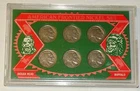 SSCA BUFFALO NICKEL Collection US MINTED COIN SET OF 6 In Plastic Vault