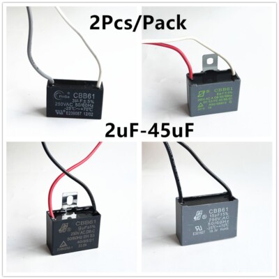 Condensatore CBB61 450V Per Motore Ventola - 2 Fili Capacit 767023 - Foto 4