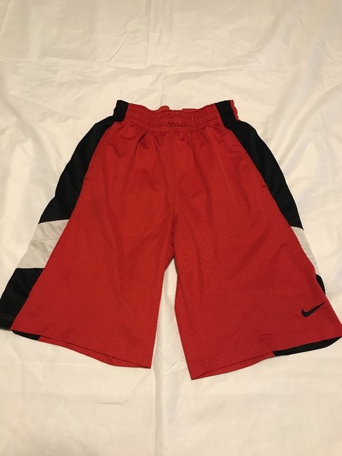 red nike gym shorts