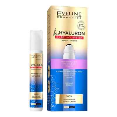 Eveline Cosmetics Bio Hyaluron 3X Retinol Eye Roll-On Serum Anti-Wrinkle 15ml