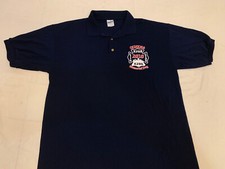 FDNY NYC Fire Department New York City T-shirt Sz L NEW Engine 258 L 135 Queens