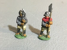 A9886 CITADEL PRE SLOTTA METAL RARE OOP HUMAN KNIGHTS 2 PK WARHAMMER PAINTED
