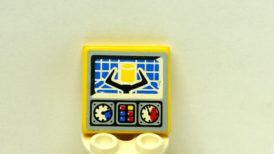 LEGO Crane Dashboard Controls Tile Sticker 1997 Space Technic Ocean ...