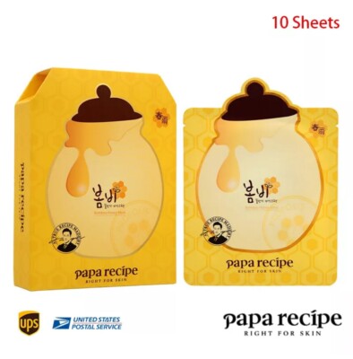 PAPA RECIPE Bombee Honey Mask Pack (25g × 10pcs)