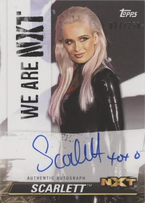 2021 Topps WWE NXT - Scarlett #A-SC - 1 of 1