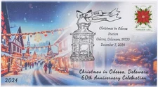 24-338, 2024, Christmas, Odessa NY, Event Cover, Pictorial Postmark, Christmas,