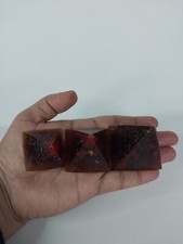RARE ANTIQUE ANCIENT EGYPTIAN Pharaonic 3 Pyramids Giza Amber Percious