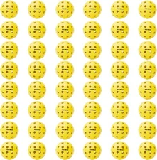 Navona 48 Pack Premium 40-Holes Outdoor Pickleball Balls, Meet USAPA Official 