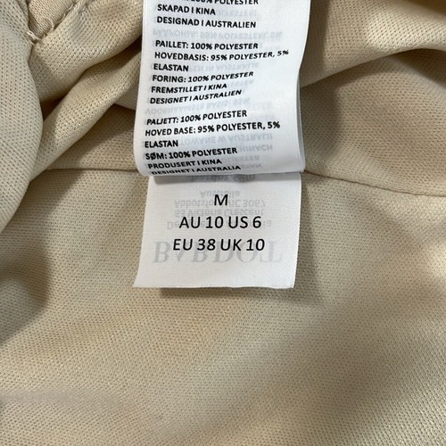 Bardot Alessandra Cutout Sequin Dress Beige size medium - Picture 12 of 16