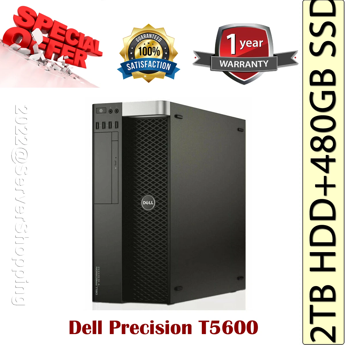 Dell Precision T5600 Graphic Design PC Desktops & All-In-One