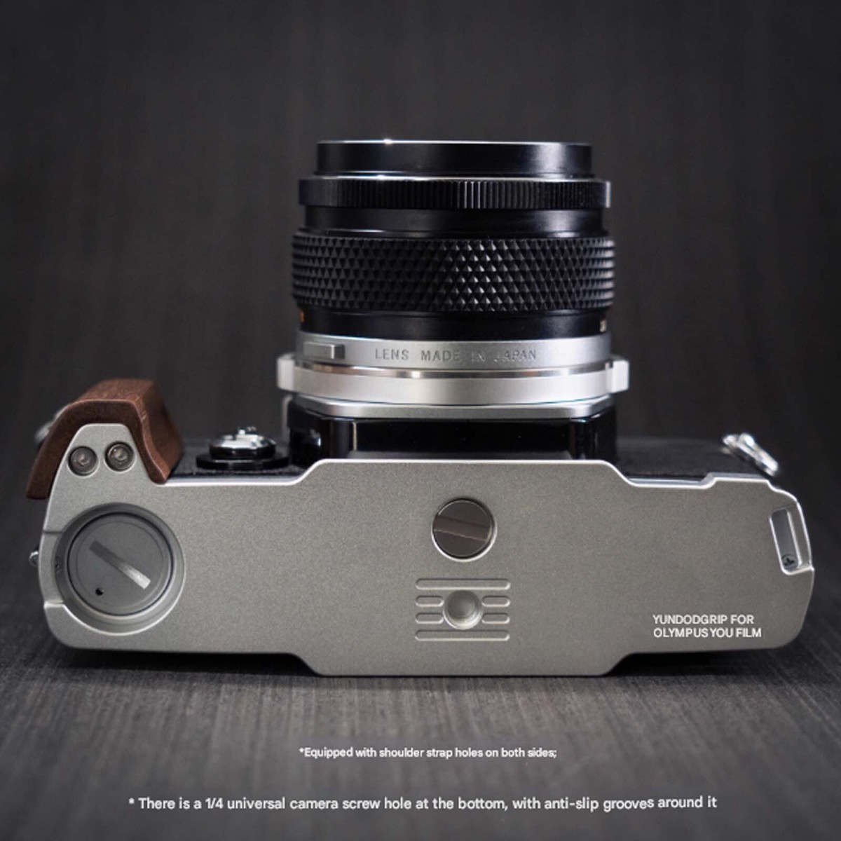 YUWOOD Handcrafted Wooden Camera Grip For Olympus OM-1/ OM-2/ OM-3