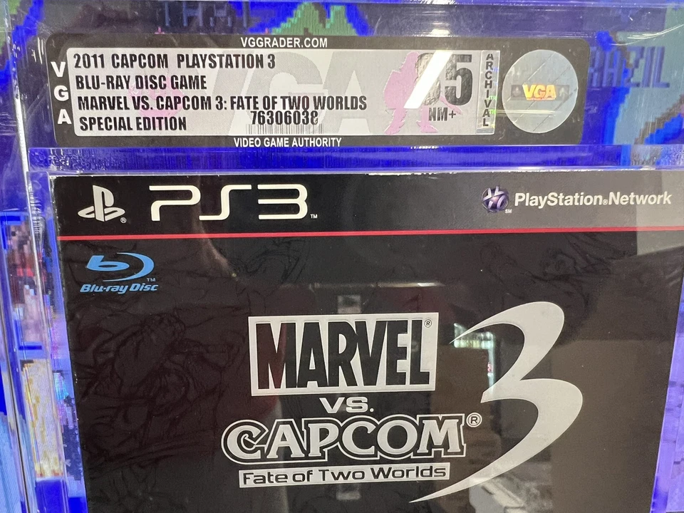 2011 PS3 Ultimate Marvel vs. Capcom 3 Fate of Two Worlds Special Ed. VGA 85+ NEW - Image 3 of 4