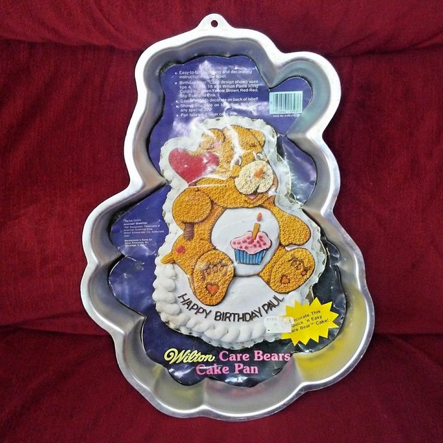 Vintage Wilton Original CARE BEARS Cake Pan w/Instructions1983 2105
