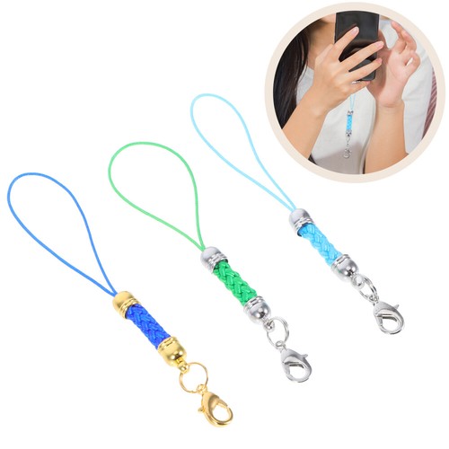 30 Pcs Accessoires De Corde À Bijoux Pièces Porte-clés Lanière Dragonne - Photo 5/12