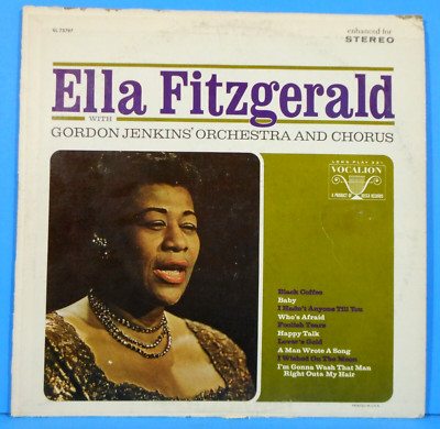 ELLA FITZGERALD WITH GORDON JENKINS ORCHESTRA 1958 RE '67 NICE CONDITION VG/VG!!