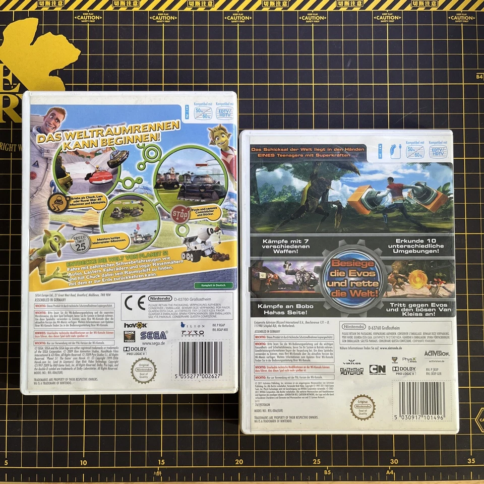 Lot 2 Planet 51 DAS SPIEL Generator Rex Agent Of Providence Nintendo Wii PAL CIB - Image 2 of 4