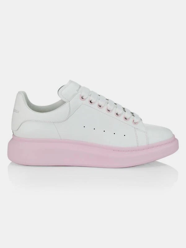 ALEXANDER McQUEEN Sprint Runner smooth leather and suede sneakers -  Multicolor - 688548WIDN41697 | Tizianafausti.com