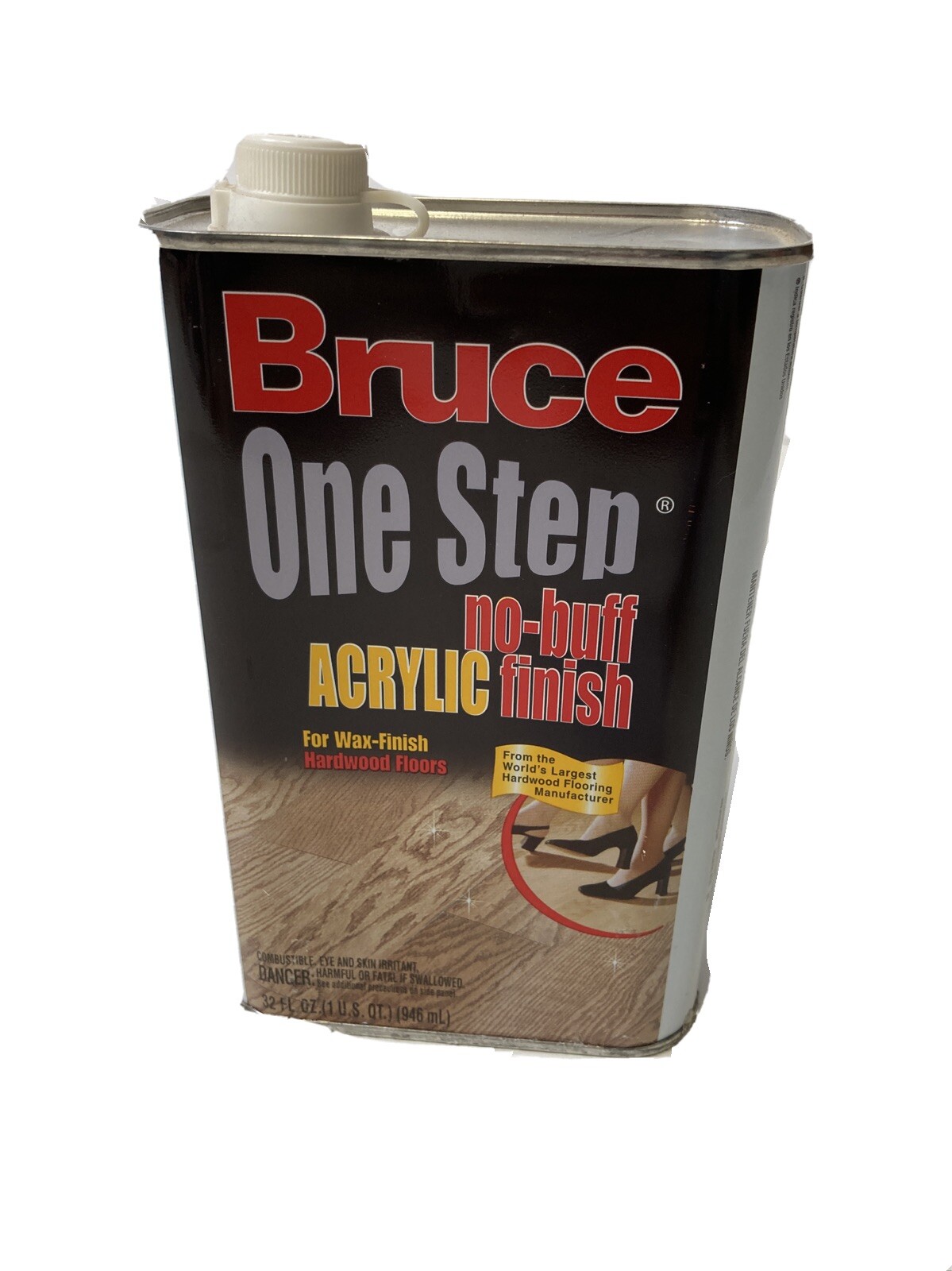 Bruce Hardwood Floors Wax One Step No Buff Wax Acrylic Finish 32 fl oz