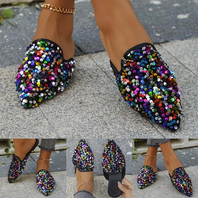 Zapatillas planas informales para mujer sin cordones transpirables Foto 2 de 4