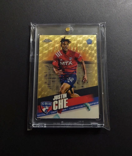 2022 Topps Chrome MLS Justin Che RC Superfractor 1/1 #157 FC Dallas 🤘