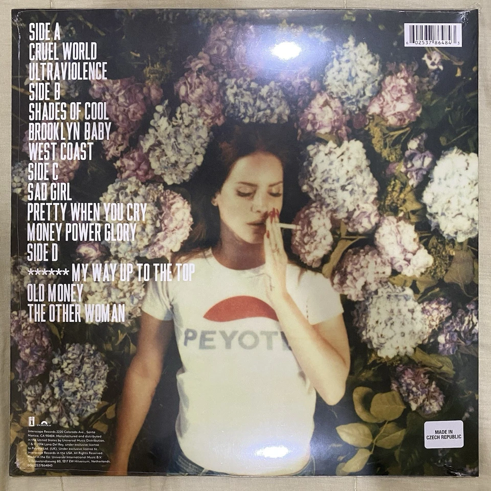 [Blue Transluscent, Violet Opaque Vinyl] Lana Del Rey Ultraviolence - Image 2 of 2