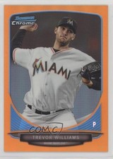 2013 Bowman Draft Picks Chrome Orange Refractor 12/25 Trevor Williams 0it8