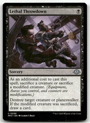 Lethal Throwdown - Modern Horizons 3 Uncommon #99