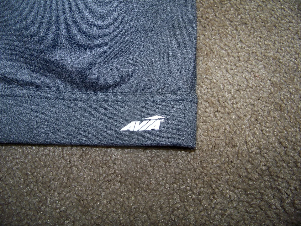 Sujetador deportivo 40D AVIA para mujer forrado gris inalámbrico tirar de corredor espalda entrenamiento limpio Foto 3 de 4