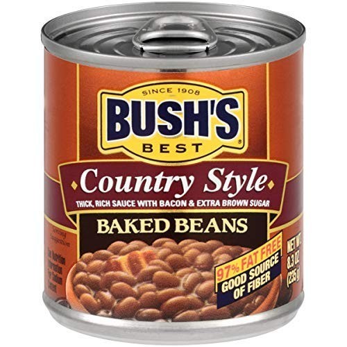 Bush's Best Baked Beans, Country Style, 8.3 Oz (Pack of 12)EXP. MAY 2026