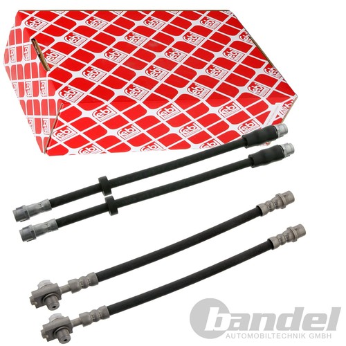 4x FEBI DURITE DE FREIN AVANT + ARRIÈRE prévu pour AUDI A4 B6 (8E2) B7 (8EC) - Photo 1/3