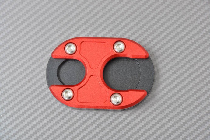 Élargisseur de béquille rouge en alu pour moto Honda PCX 125 2019-2023