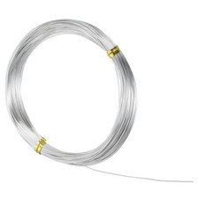22 Gauge 0.6mm Aluminum Wire 100 ft Bendable Metal Craft Armature Wire Silver