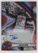 2024-25 Bowman U Best of 2024 Refractor John Bol #B24-JBO Auto 1m22