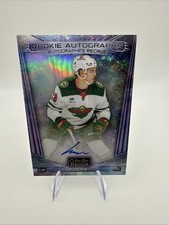 2024-25 UD OPC Platinum Hockey Rookie Autographs Liam Ohgren Cosmic /50