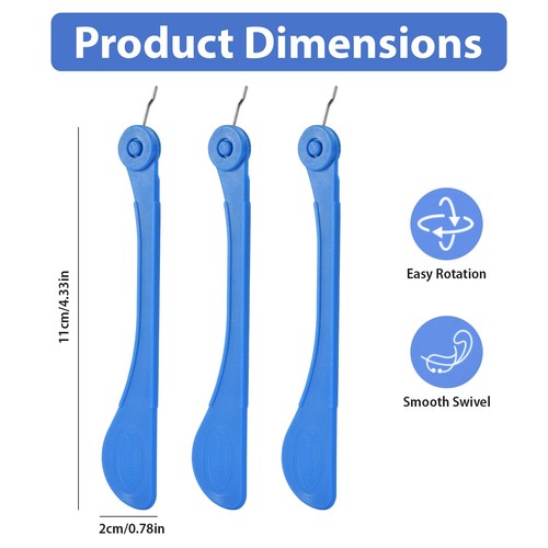 3 PCS Universal Expander Keys, Dental Orthodontic Expansion Swivel Key Tool f... - Picture 2 of 6