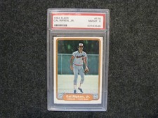 Cal Ripken Jr. 1982 Fleer Rookie Card #176 PSA Graded 8 NMMT