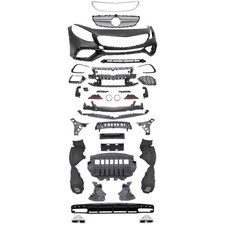Frontstoßstange + Diffusor für Mercedes S-Klasse Coupé C217 ab 14-20 S65-Optik Frontstoßstange + Diffusor für Mercedes S-Klasse Coupé C217 ab 14-20 S65-Optik