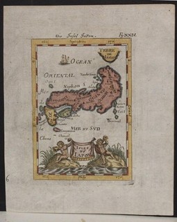 JAPAN 1719 ALAIN MANESSON MALLET UNUSUAL ANTIQUE ORIGINAL COPPER ENGRAVED MAP