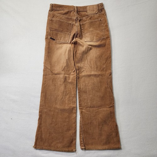Vintage Y2k Abercrombie Fitch Corduroy Baggy Pants Womens 16 30x28 Brown Bootcut