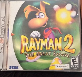 Rayman 2: The Great Escape (Sega Dreamcast) US Ver Complete CIB wManual Reg Card