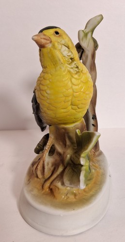 Gold Feinck Canary Figure Porcelain Fine Elegant Collectible Vintage - Picture 2 of 6