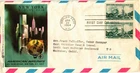 Dr Jim Stamps Fdc New York World Fair Pair Air Mail Cachet Cover Monarch Size