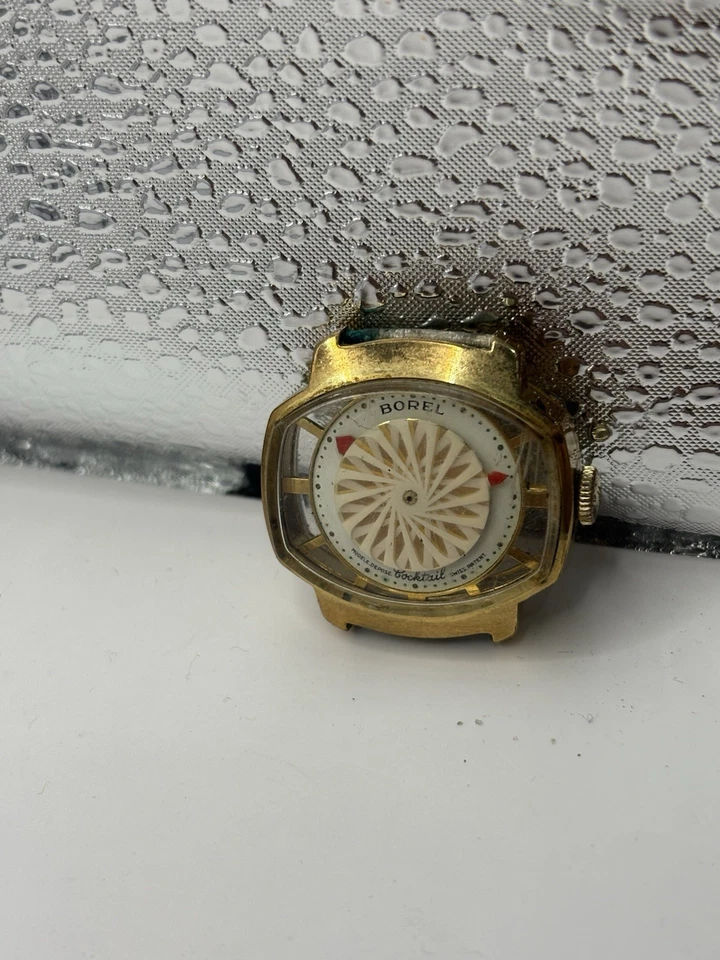 Ernest Borel Kaleidoscope Cocktail Skeleton White Dial Watch Runs - Image 3 of 4