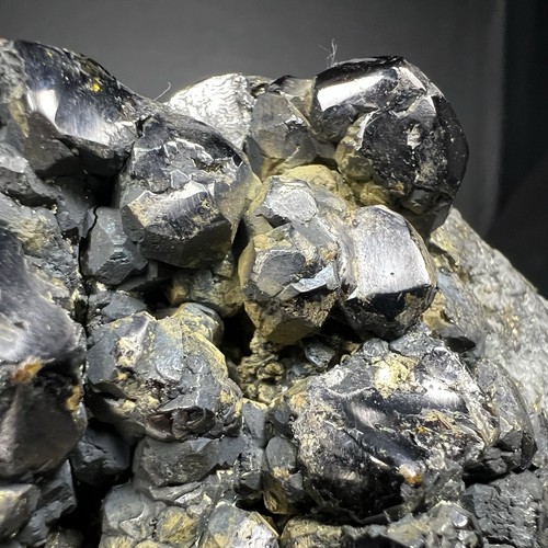 674Gr Like A Animal Raw Cluster Sphalarite,Chalcopyrite Partly Polished Crystal - Picture 4 of 24